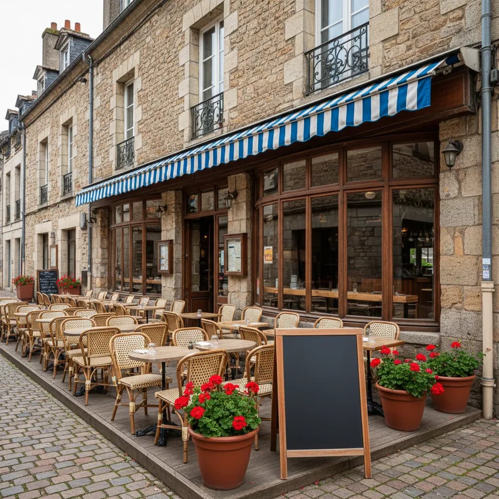 Restaurant 60m² à Nantes : terrasse - licence IV - Image 1