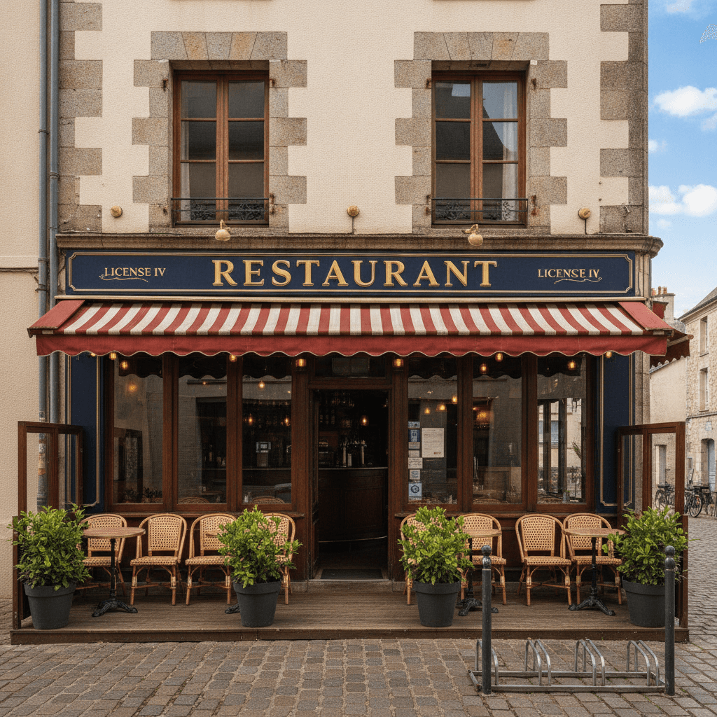 Restaurant à Quimper : terrasse - licence IV - Image 1