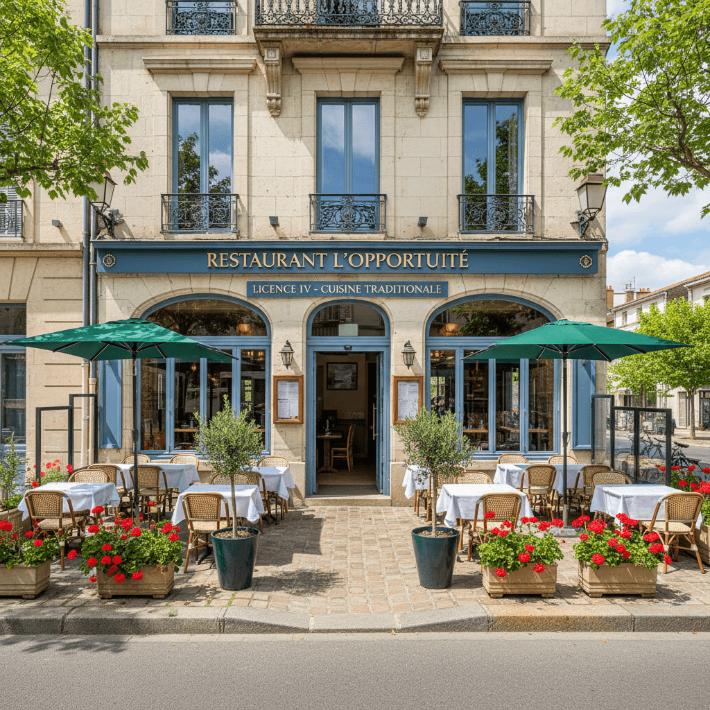 Restaurant 287m² à Limas : terrasse - licence IV - Image 1