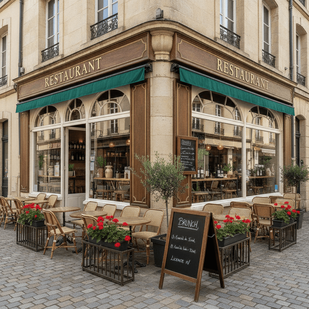Restaurant 60m² à Chalon-Sur-Saône : terrasse - licence IV - Image 1