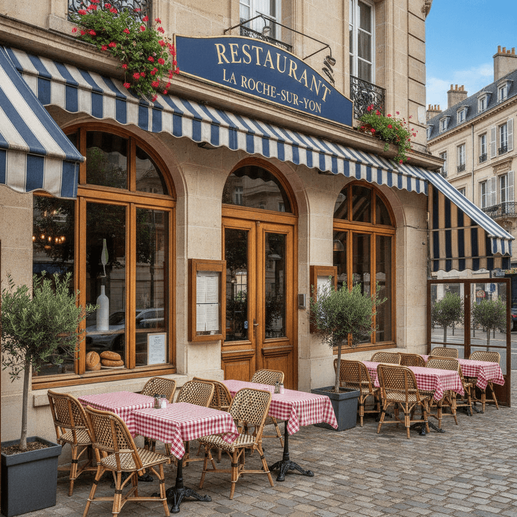 Restaurant à La Roche-Sur-Yon : terrasse - licence IV - Image 1