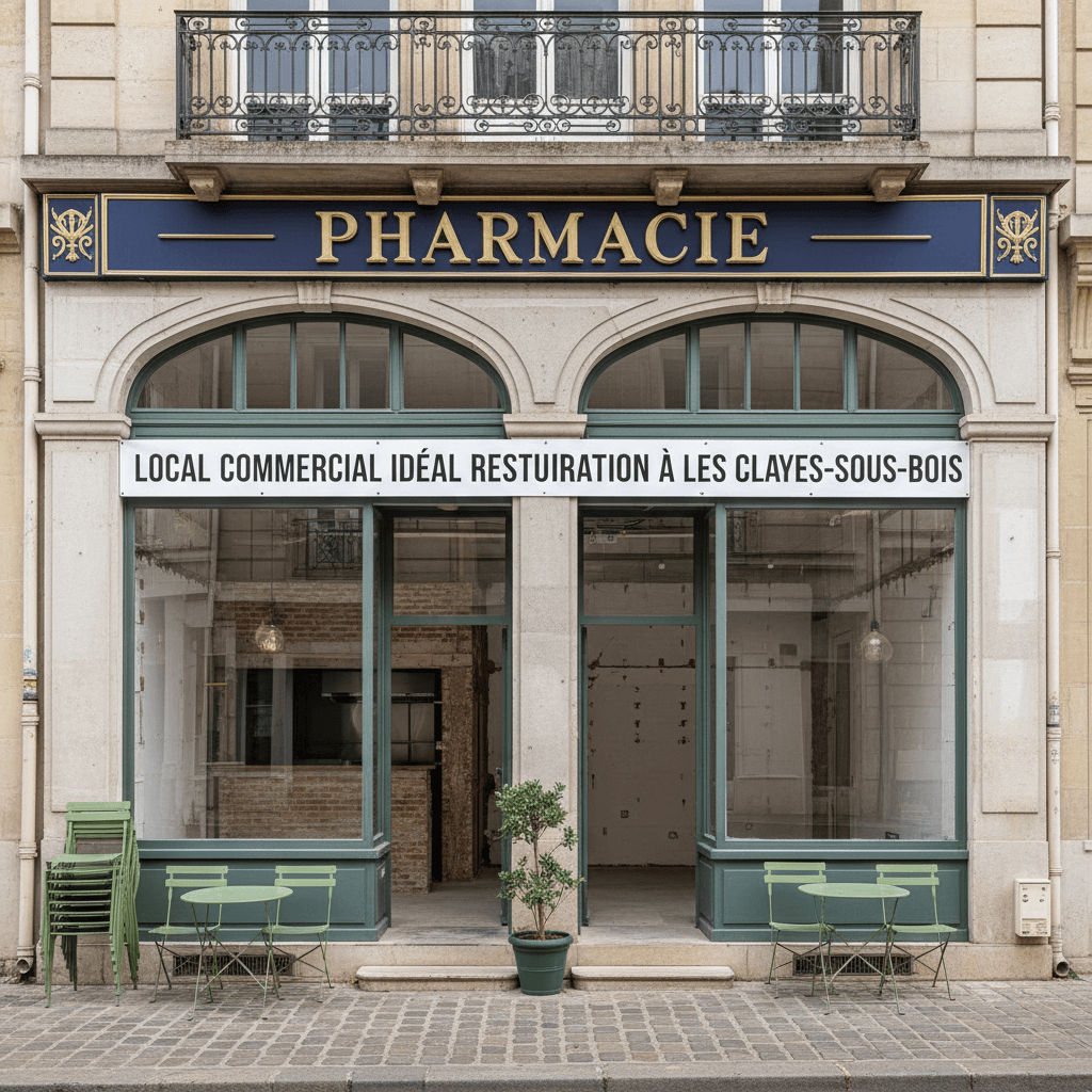Murs et fonds 166m² à Les Clayes-sous-Bois - Image 1