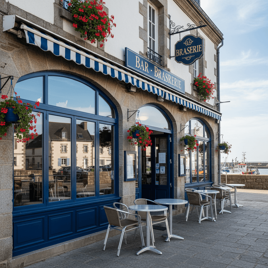 Bar-brasserie à Le Croisic : terrasse - licence IV - Image 1