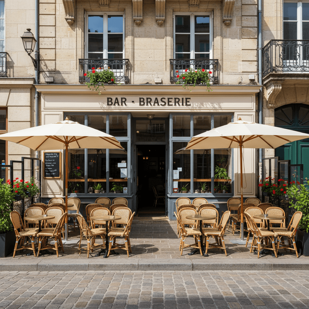 Bar-brasserie à Caen : terrasse - licence IV - Image 1