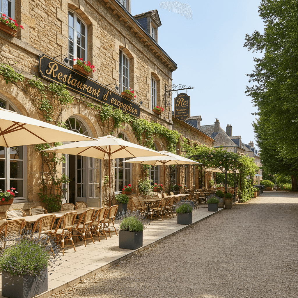 Restaurant à Angers : terrasse - extraction