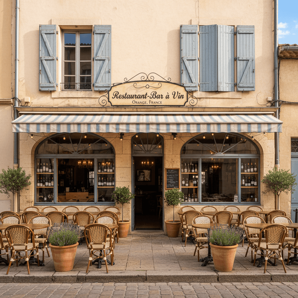 Restaurant 100m² à Orange : terrasse - licence IV - Image 1