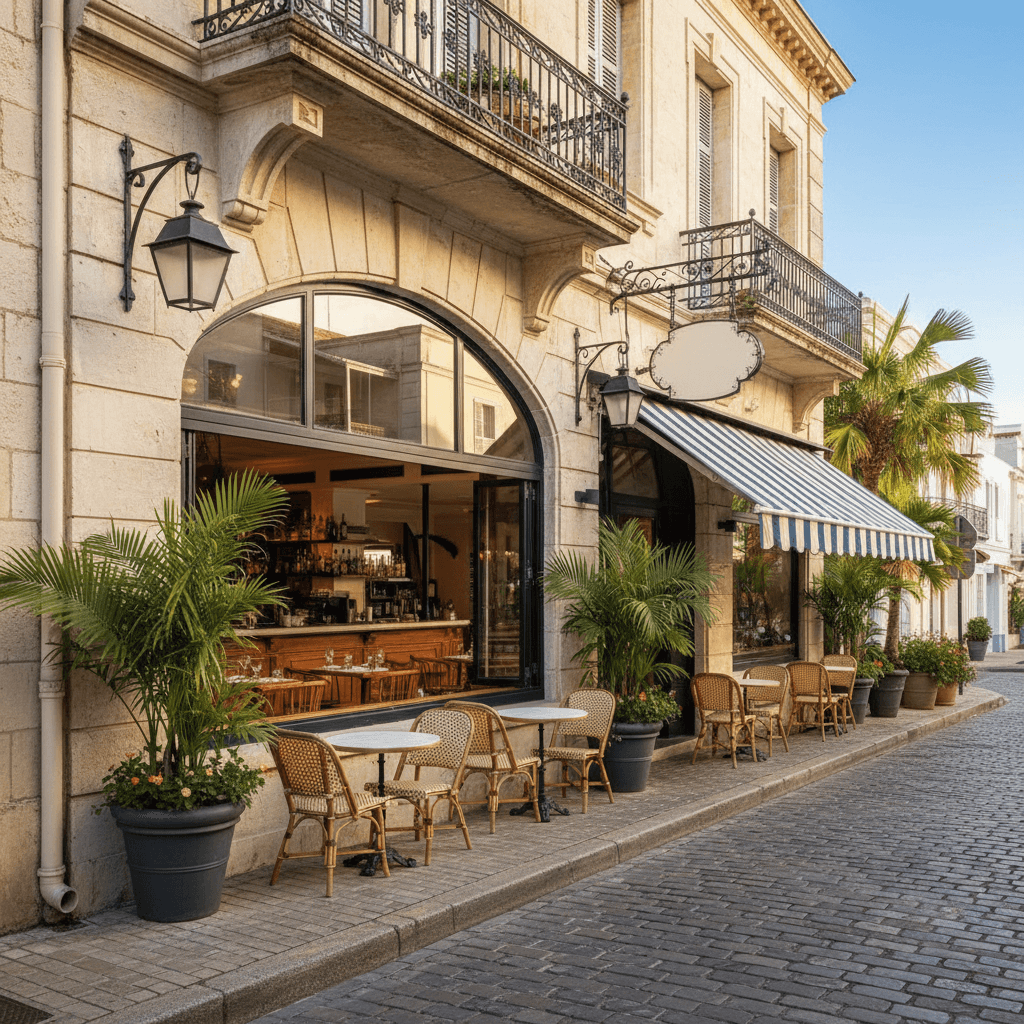 Restaurant à Saint-Martin : terrasse - licence IV - Image 1