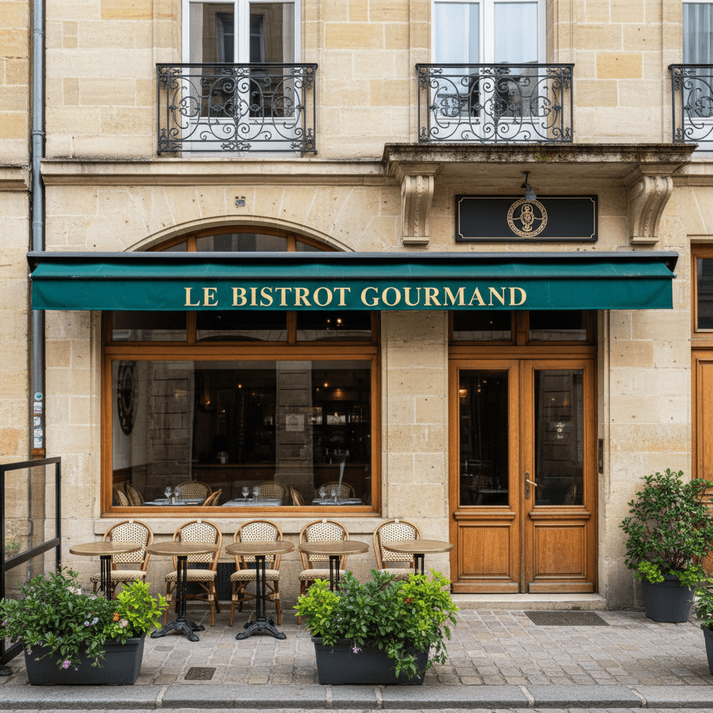 Restaurant 70m² à Bordeaux : terrasse - licence IV