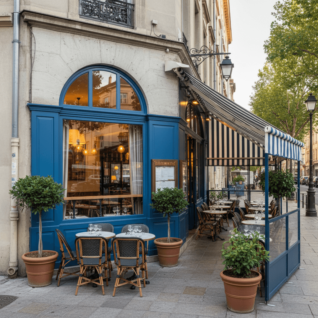 Restaurant 36m² à Lyon : terrasse