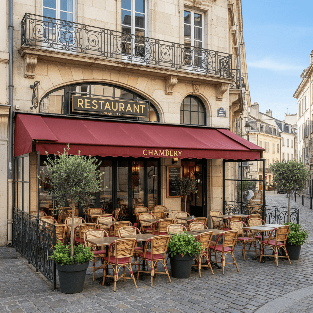 Restaurant 89m² à Chambéry : terrasse - licence IV - Image 1