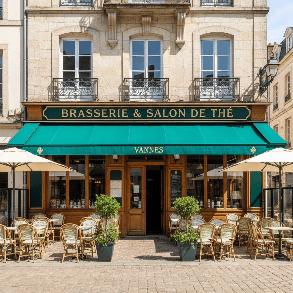 Bar-brasserie à Vannes : terrasse - Image 1