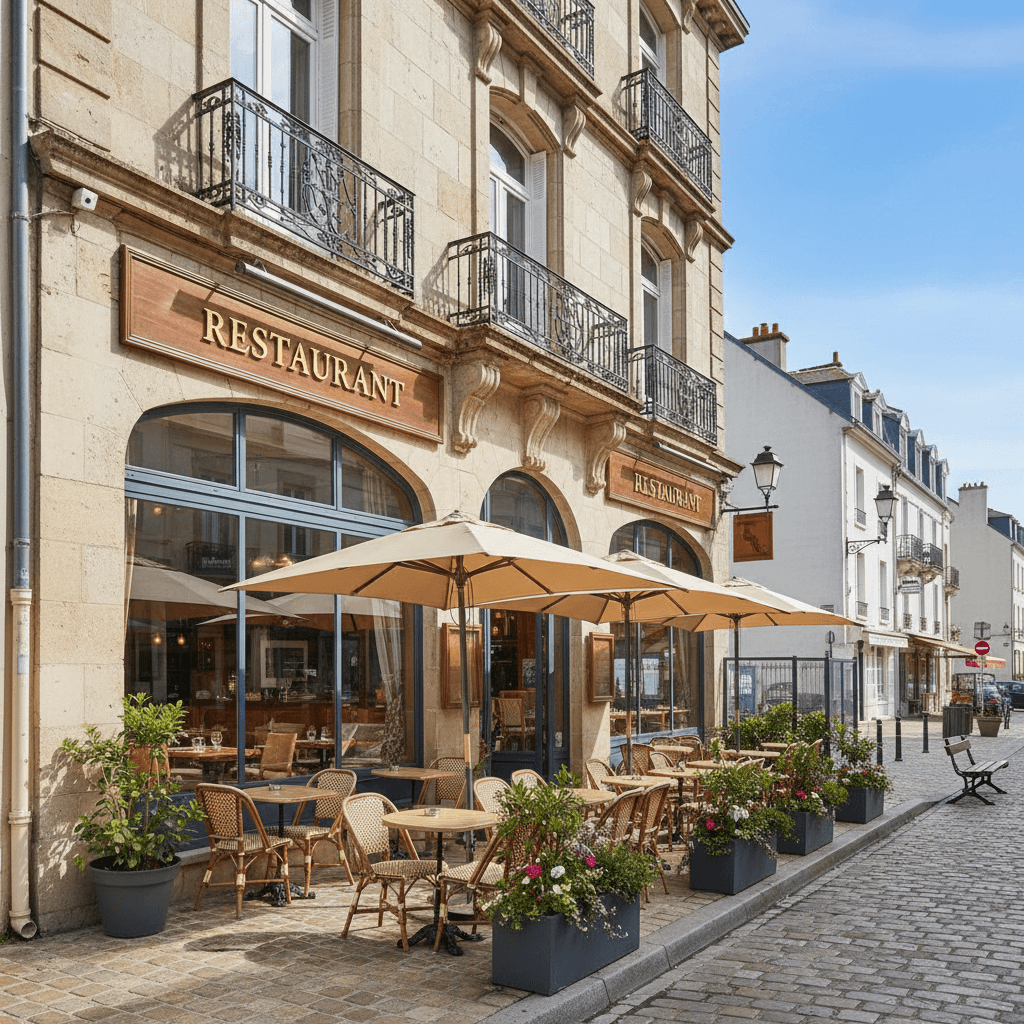 Restaurant 200m² à Dinard : terrasse - licence IV - Image 1