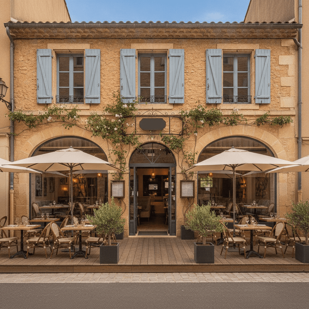 Restaurant 250m² à Vaucluse : terrasse - licence IV - Image 1