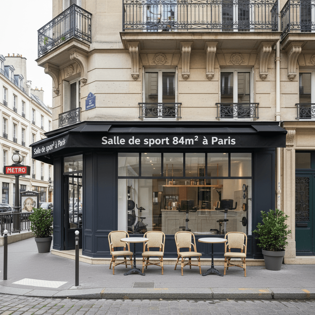 Salle de sport 84m² à Paris