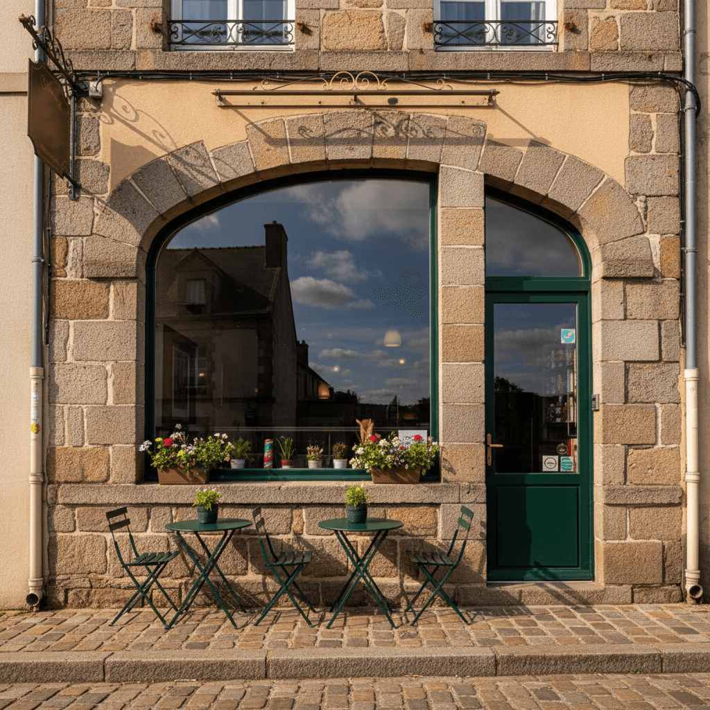 Bar-brasserie 245m² à Châteaulin : terrasse - licence IV - Image 1