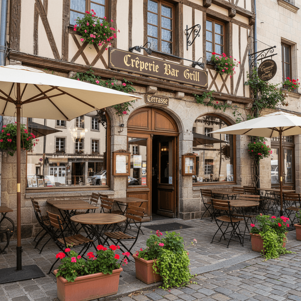 Restaurant à Vannes : terrasse - licence IV - Image 1