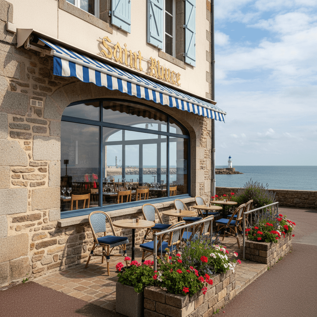Restaurant à Saint-Lô : terrasse - licence IV - Image 1