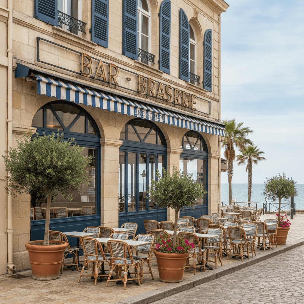 Bar-brasserie 115m² à Arcachon : terrasse - licence IV - Image 1