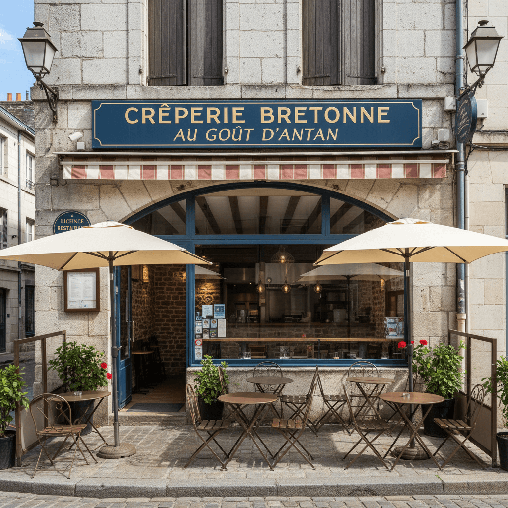 Restaurant 64m² à Nantes : terrasse - licence IV - Image 1