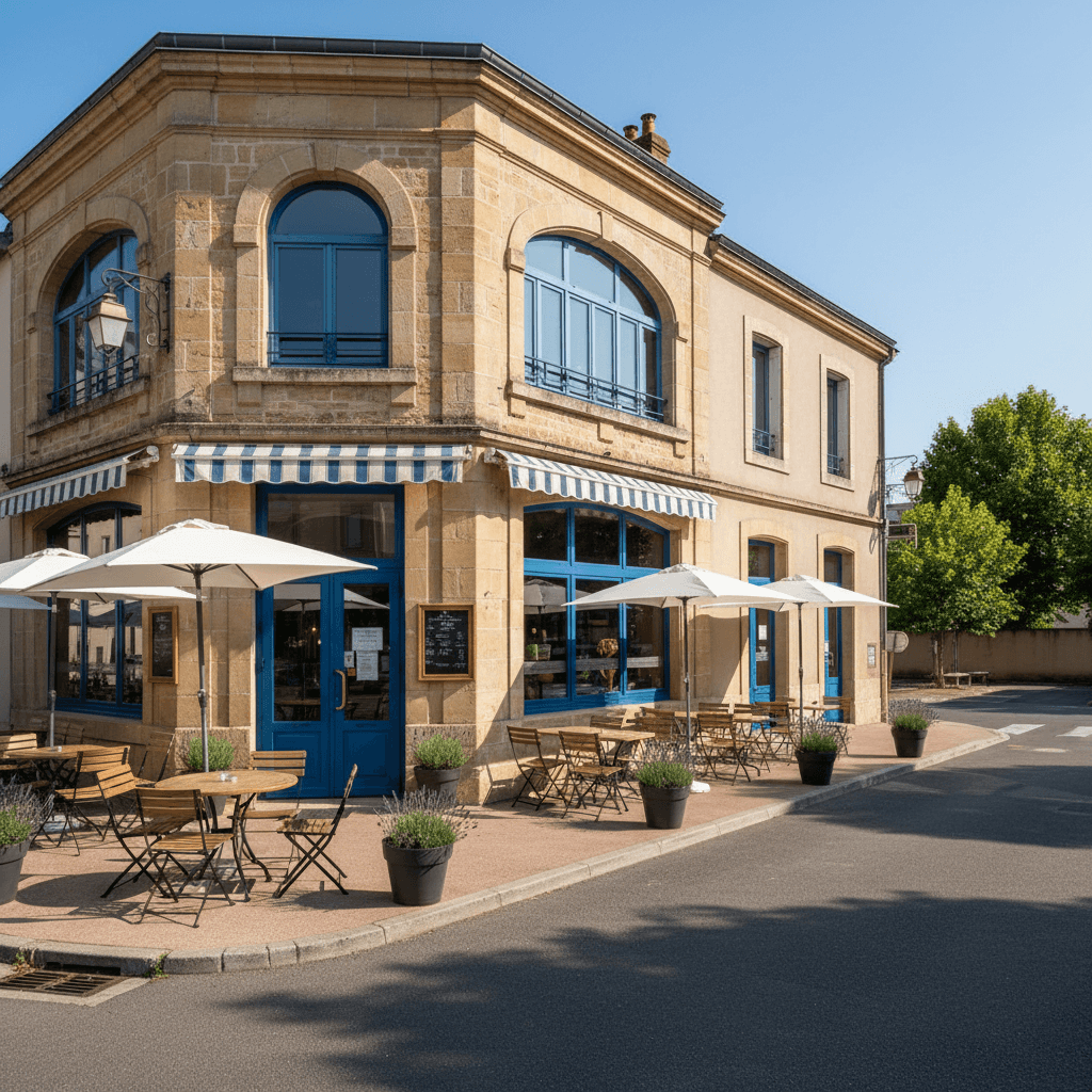 Bar-brasserie 335m² à Portes-Lès-Valence : terrasse - licence IV - Image 1