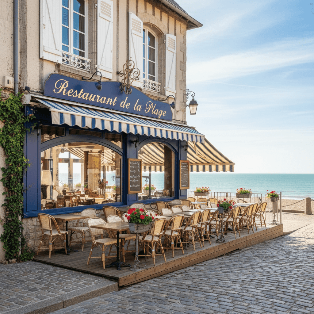 Restaurant 60m² à Yport : terrasse - licence IV - Image 1