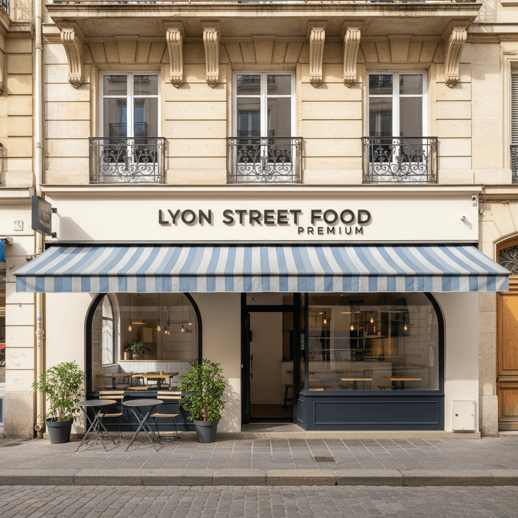 Fast-food 80m² à Lyon : extraction - climatisation