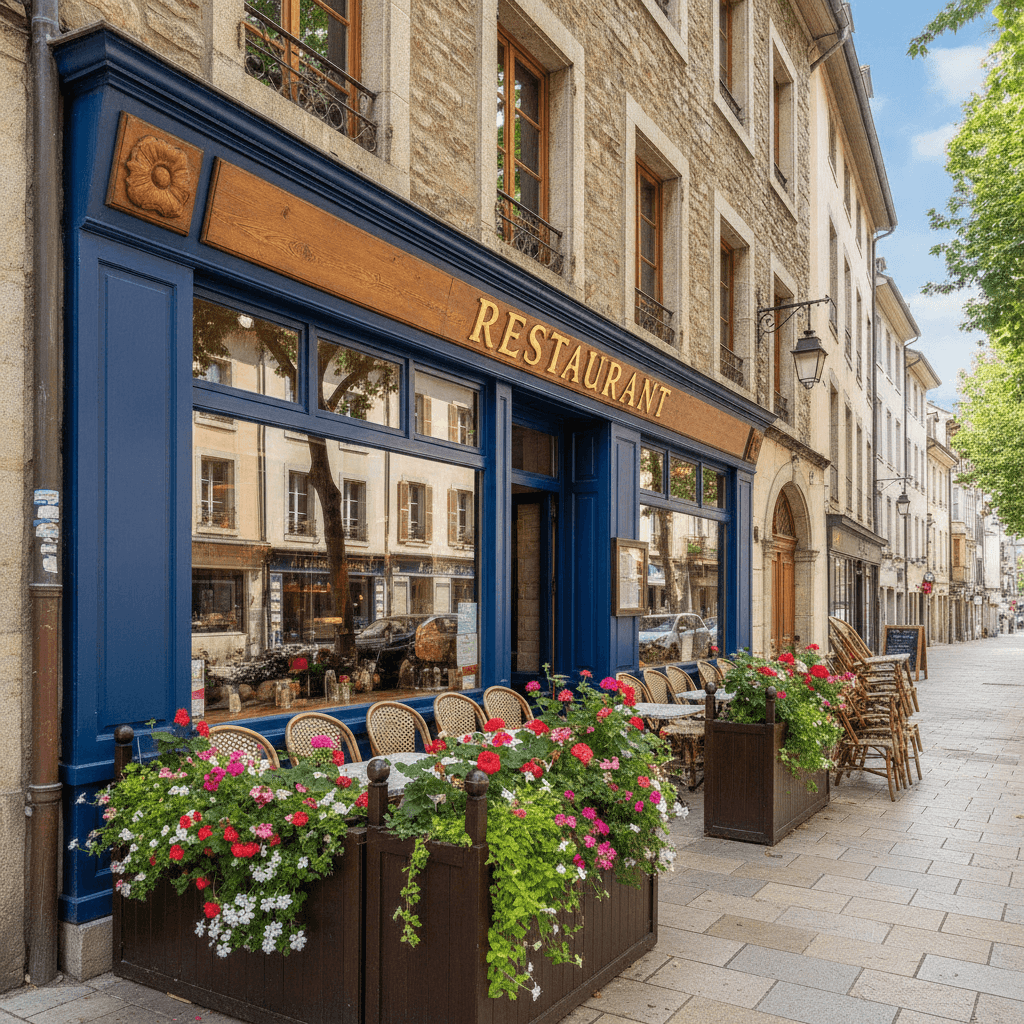 Restaurant 66m² à Annecy : terrasse - licence IV - Image 1