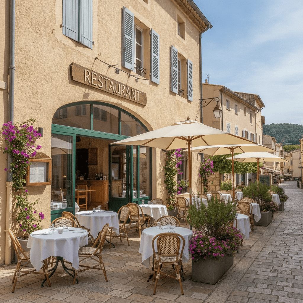 Restaurant 60m² à Vence : terrasse - licence IV - Image 1