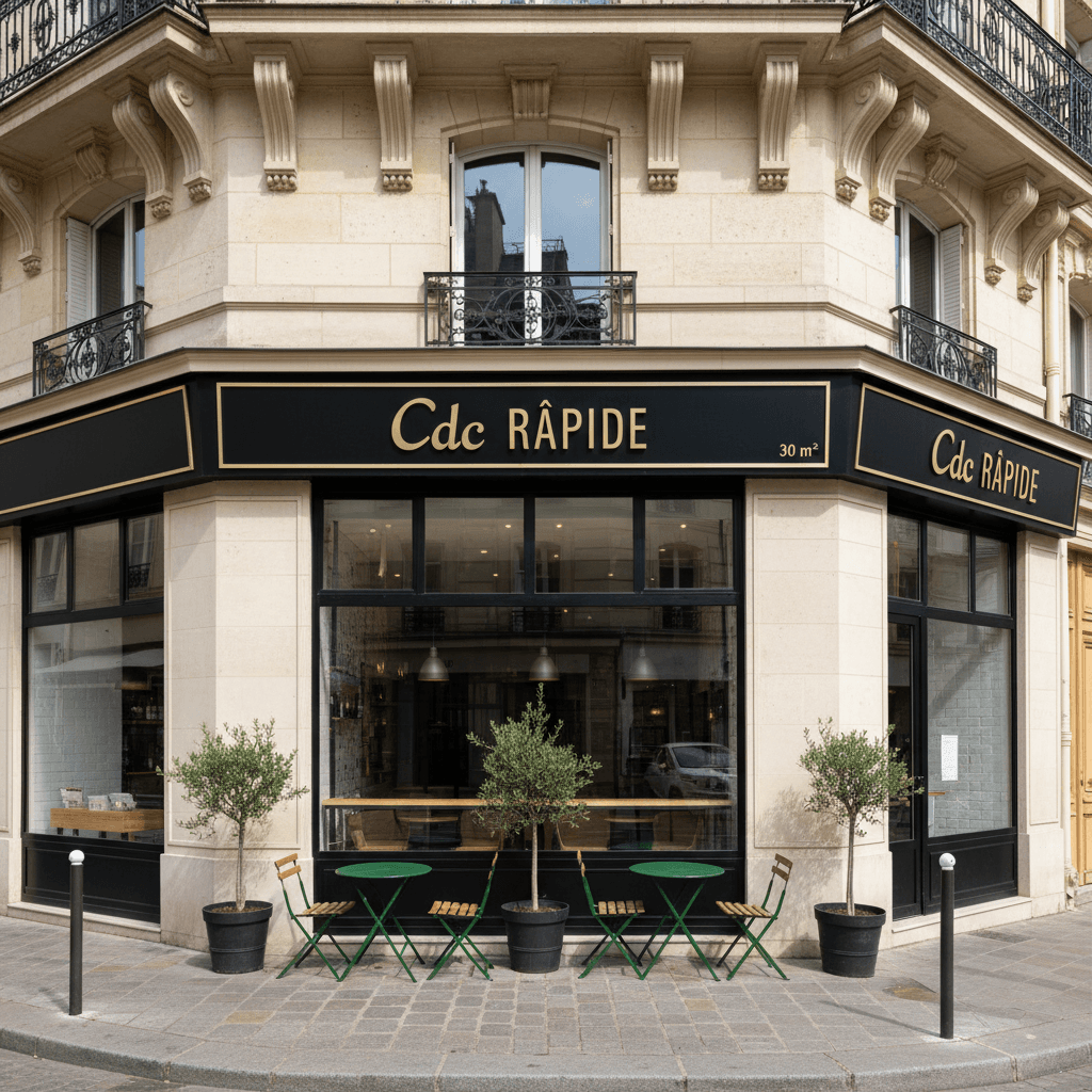 Local Commercial Restauration à Paris - 30 m²