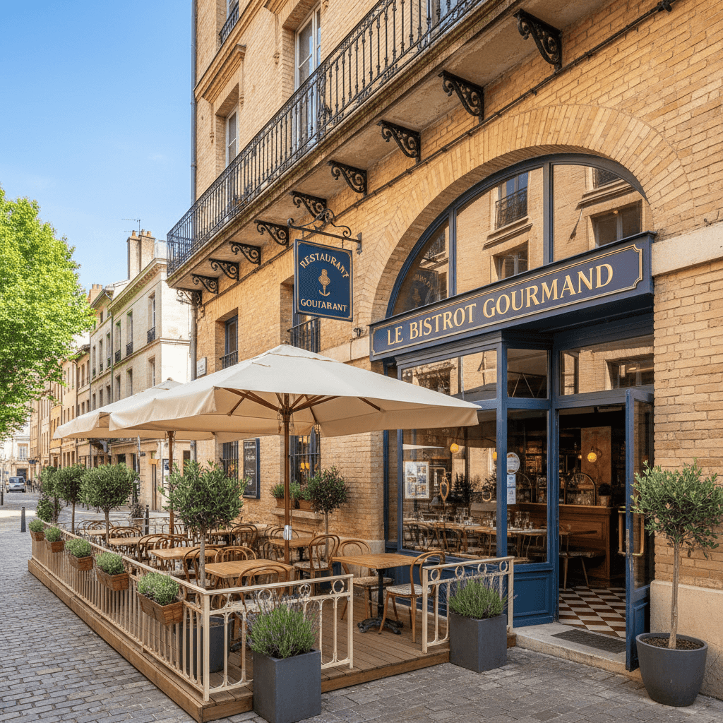 Restaurant 81m² à Toulouse : terrasse - extraction - Image 1