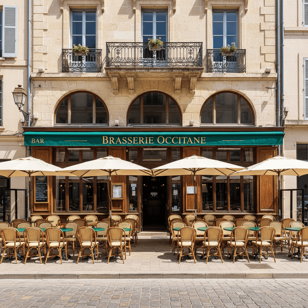 Bar-brasserie à Montpellier : terrasse - licence IV - Image 1