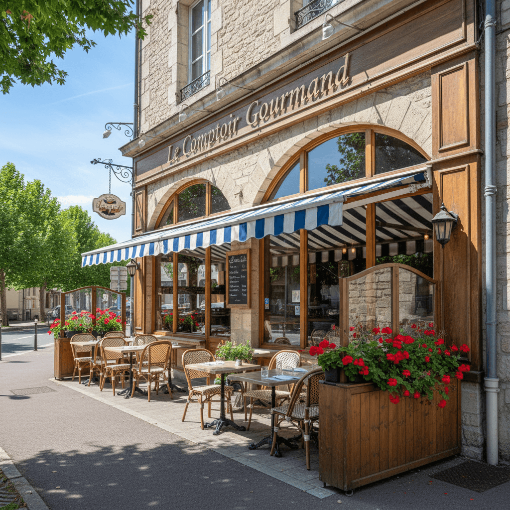 Restaurant 450m² à Changé : terrasse - licence IV - Image 1