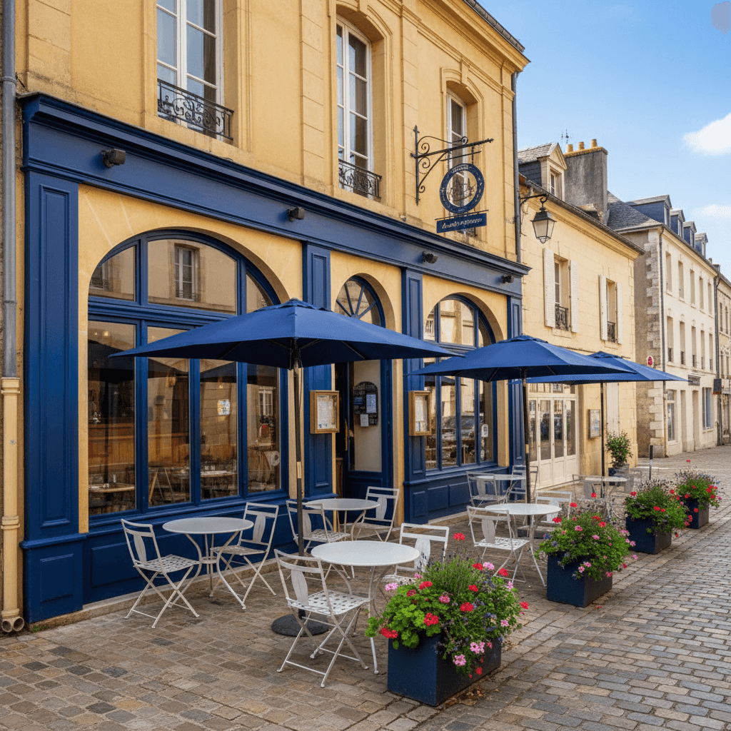 Restaurant à Baudre : terrasse - licence IV - Image 1