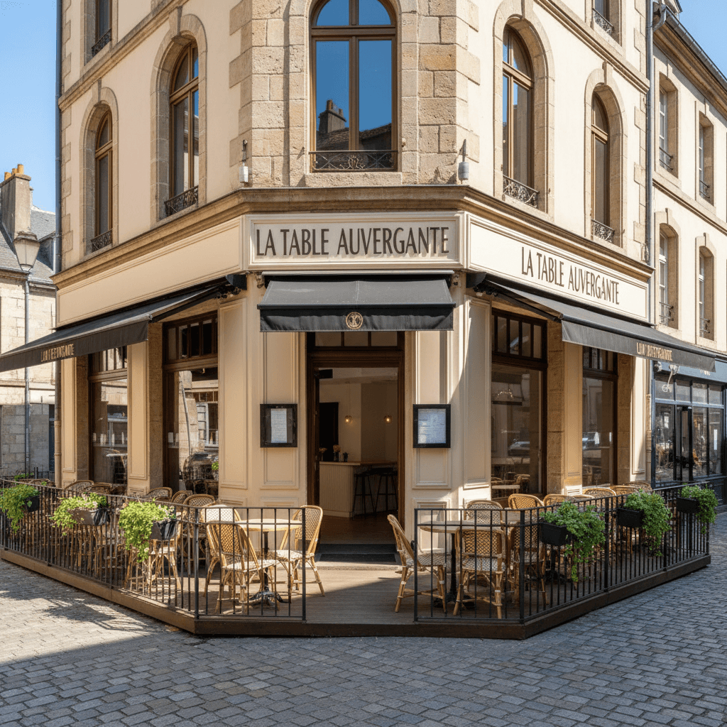 Restaurant 150m² à Clermont-Ferrand : terrasse - licence IV