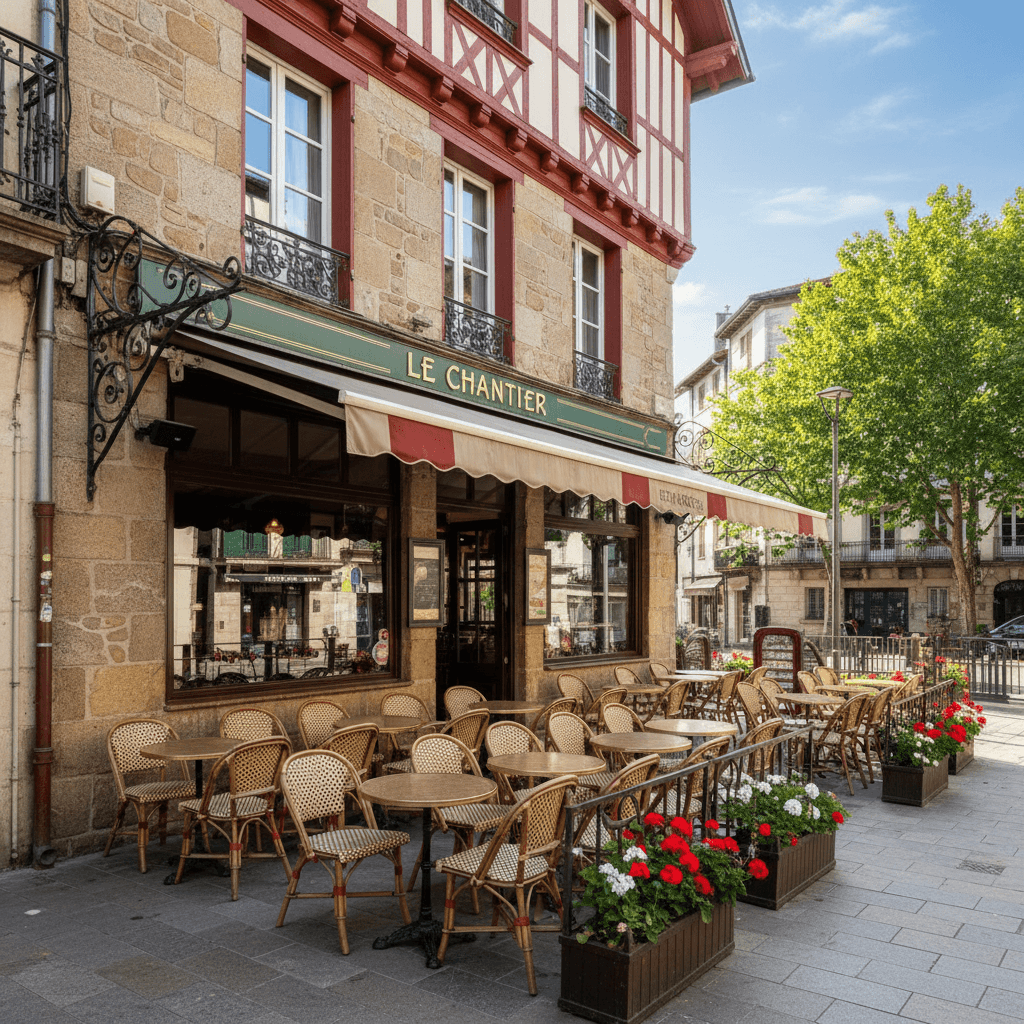 Bar-brasserie 490m² à Bayonne : terrasse - licence IV - Image 1