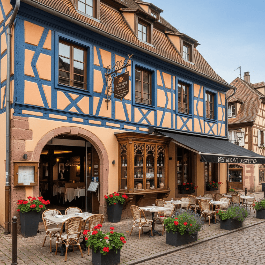 Restaurant à Colmar : terrasse - licence IV - Image 1