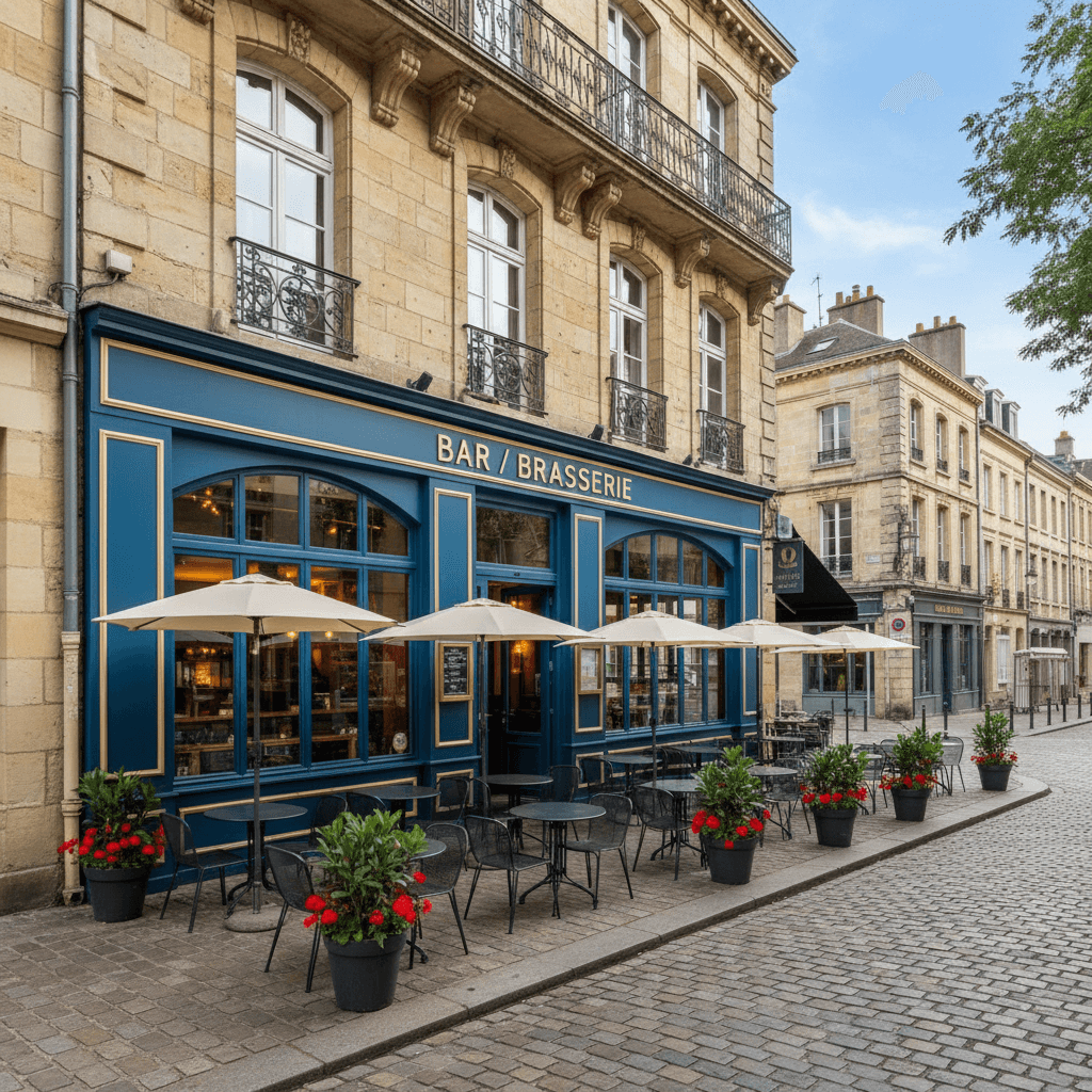 Bar-brasserie à Caen : terrasse - licence IV - Image 1