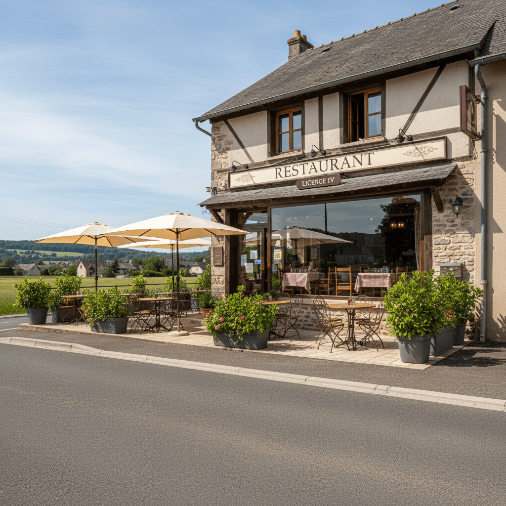 Restaurant 180m² à Bonboillon : terrasse - licence IV - Image 1