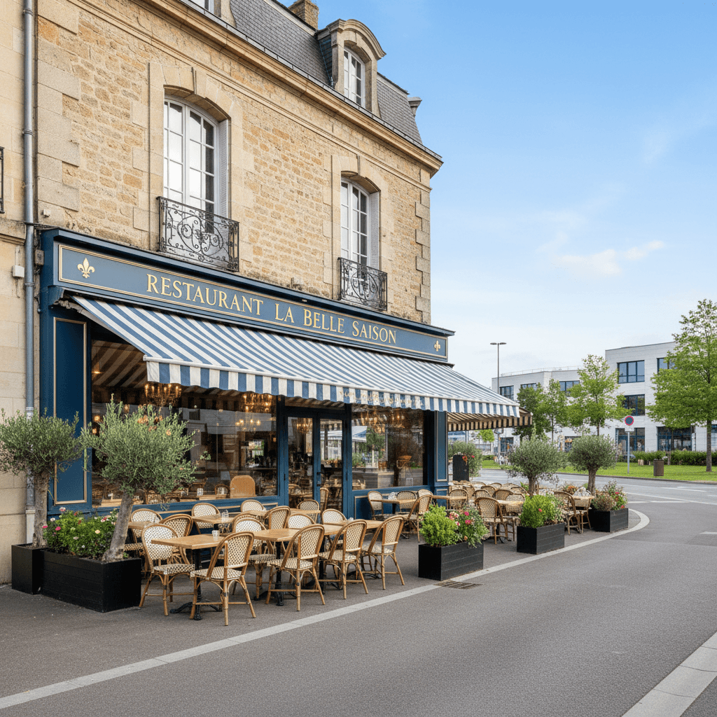 Restaurant 172m² à Nantes : terrasse - Image 1