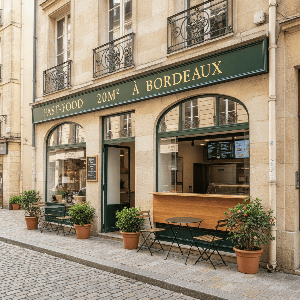 Fast-food 20m² à Bordeaux - Image 1