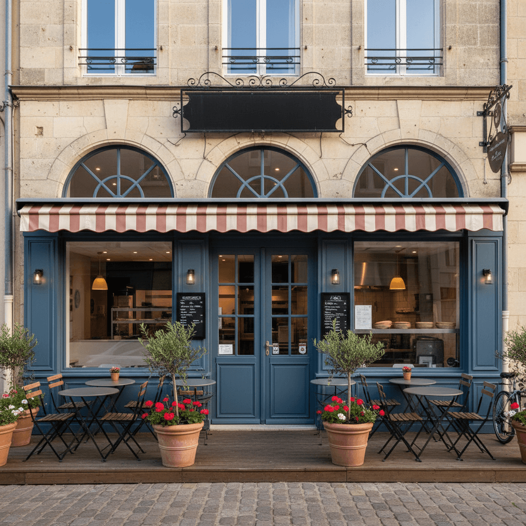 Fast-food à Mouilleron-Le-Captif : terrasse - extraction