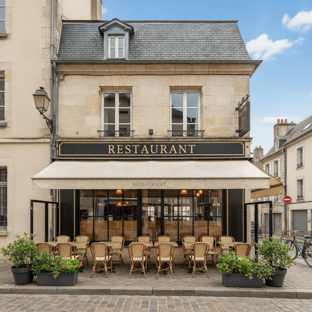 Restaurant 70m² à Clermont-Ferrand : terrasse - licence IV