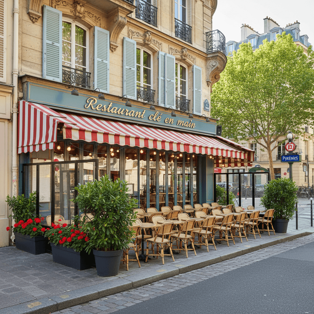 Restaurant clé en main avec terrasse à Paris