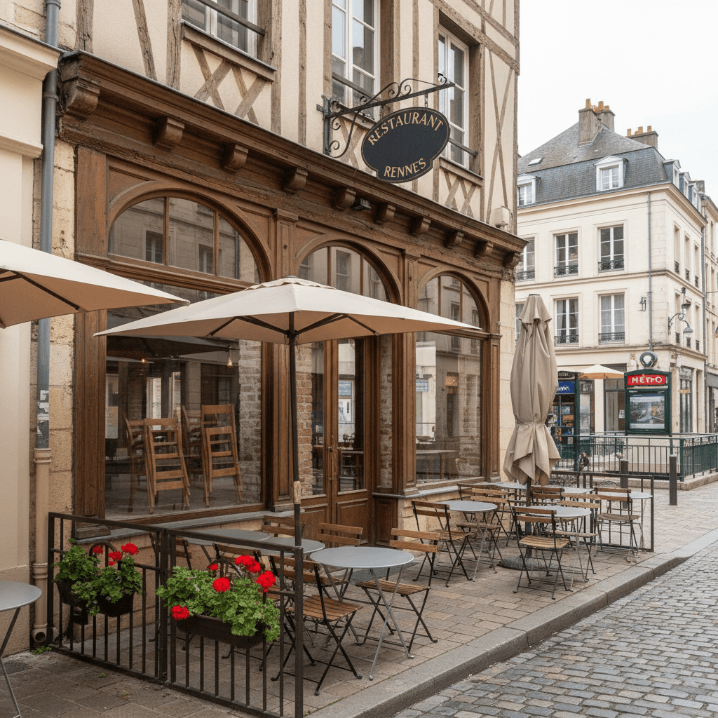 Restaurant à Rennes : terrasse - licence IV