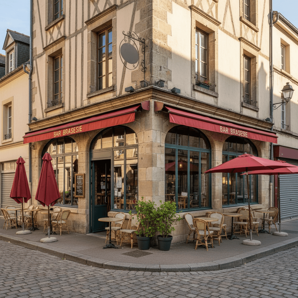Bar-brasserie à Rouen : terrasse - licence IV