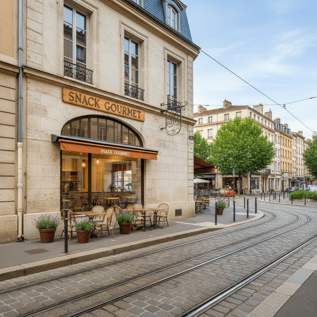 Snack 5 couverts à Lyon