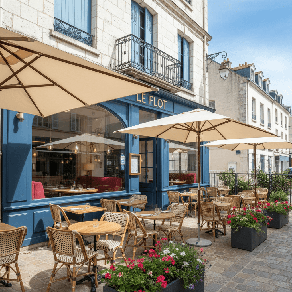 Restaurant à La Rochelle : terrasse - licence IV - Image 1