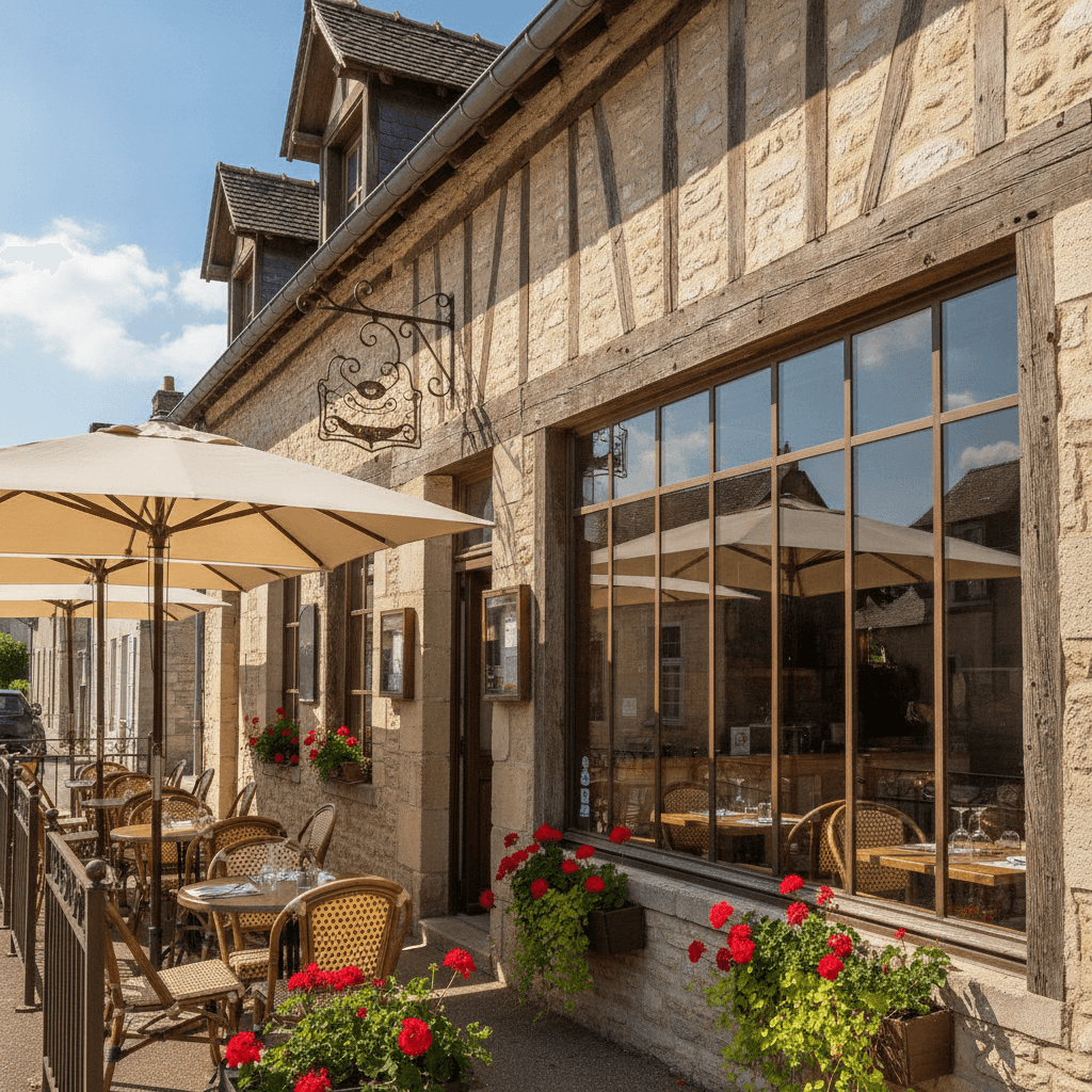 Restaurant 122m² à Sainte-Menehould : terrasse - licence IV - Image 1
