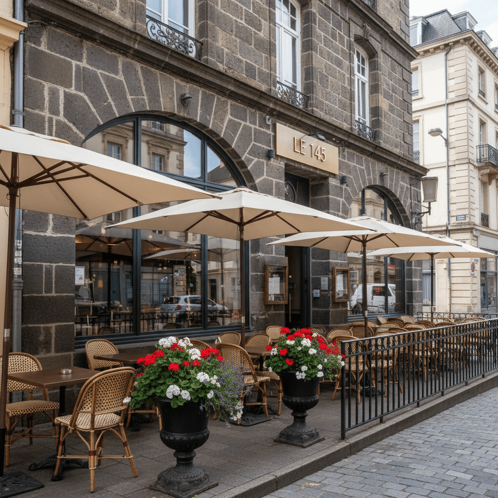 Restaurant 145m² à Clermont-Ferrand : terrasse - licence IV