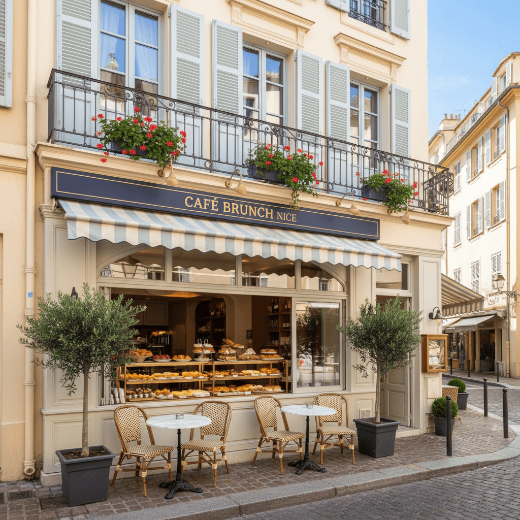 Restaurant à Nice : terrasse - extraction